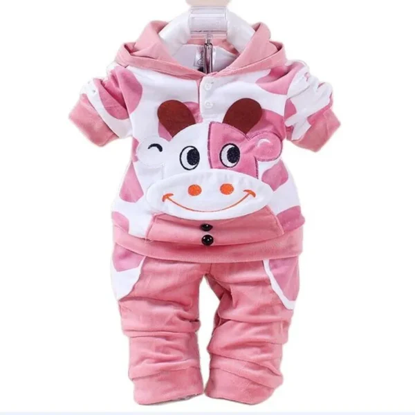 Newborn Clothes Autumn Winter Baby Boy Clothes Sets Children Clothing Sets Kids Girls Sport T-shirt+PantsKeep warm Outfit Suit - Image 5