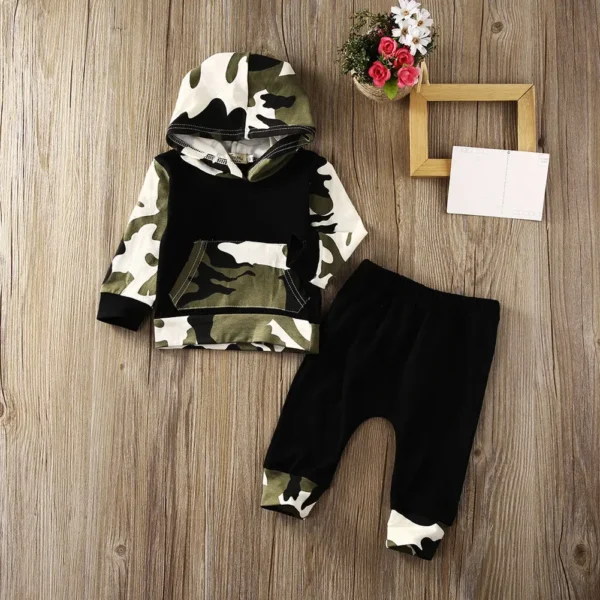 Autumn Winter Pudcoco Baby Boy Clothes Set 0-3 Year Casual Toddler Kids Newborn Hooded Tops Pants 2Pcs Outfits Set - Image 5
