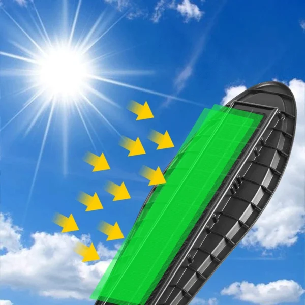 10000W Upgraded 168LED Solar Street Light Outdoor Waterproof LED For Garden Wall Adjustable Angle Solar Lamp Built-in 10000mAH - Image 5