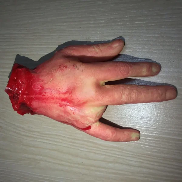 Halloween Horror Props Bloody Hand Haunted House Party Decoration Scary Fake Hand Finger Leg Foot Brain Heart Halloween Supplies - Image 4