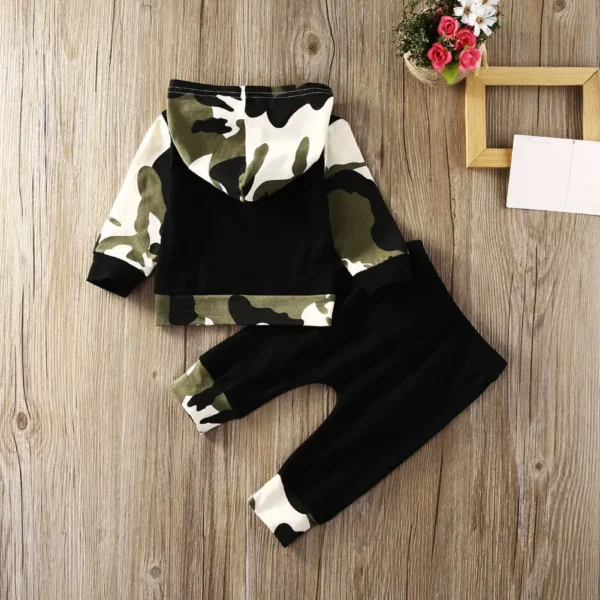 Autumn Winter Pudcoco Baby Boy Clothes Set 0-3 Year Casual Toddler Kids Newborn Hooded Tops Pants 2Pcs Outfits Set - Image 3