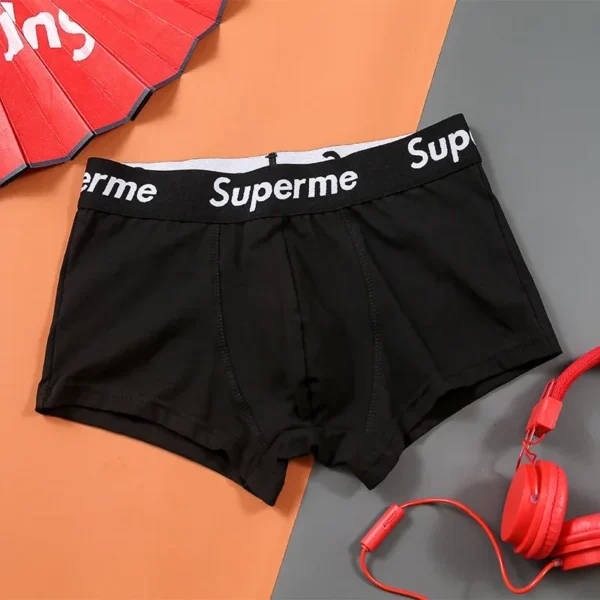 Men‘s Underwear Men High Stretch Shorts Cotton Boxer Shorts Male Gay Sexy Comfortable Soft Man Panties Plus SizeM-2XL - Image 3