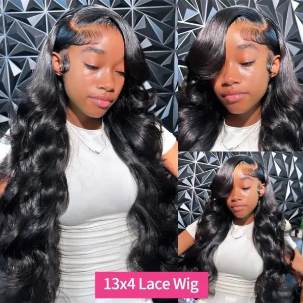 30Inch Body Wave Lace Front Wig Indian Human Hair 13x4 13x6 Hd Transparent Lace Frontal Wigs Pre Plucked Bleached Knots MYLOCKME - Image 3