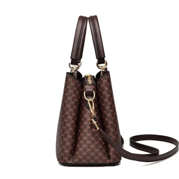 New Woman shoulder bag Large capacity Handbag for Women Crossbody bag pattern PU Portable bucket bag ladies messenger bags - Image 3