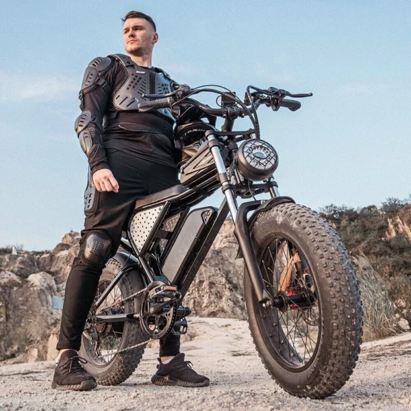 Electric Bike, 25/30/35MPH Dirt Bike, 48V 15/20AH,52V 40AH Removable Battery, Max 50-180Miles Motorcycle, 20" Fat Tire Ebike - Image 2