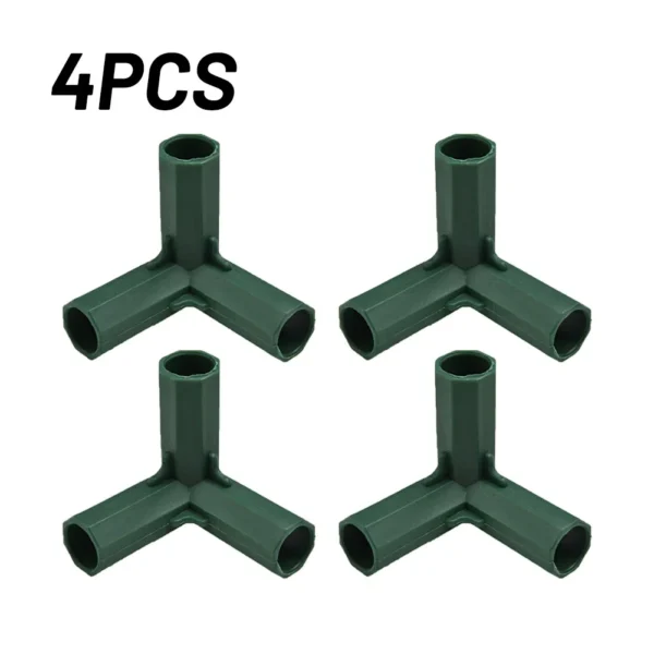 4pcs Plants Connectors Plastic Structure Greenhouse Frame Canes Building Connector 16-17mm Outdoor Garden Structure Pole Joints - Image 5