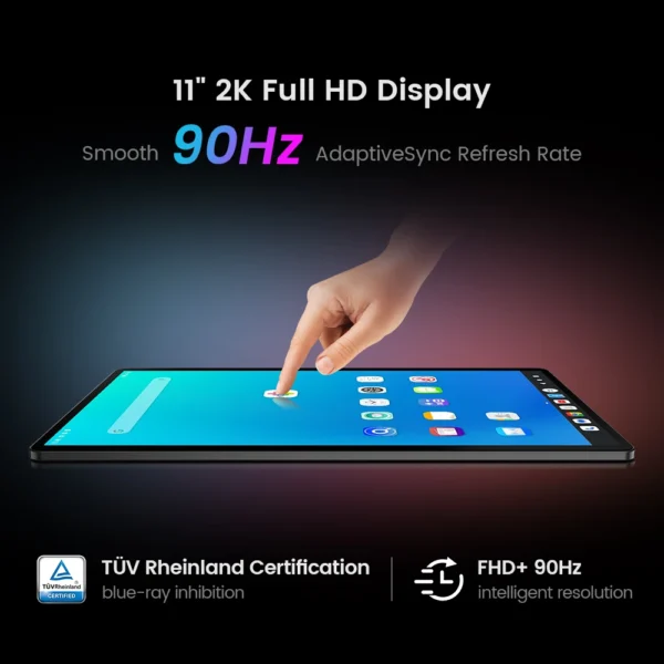 【New】Teclast T50 Plus Android 14 Tablet 11" 2K 90Hz High Refresh 6GB +256GB UNISOC T620 8000mAh Battery 8MP+13MP Camera 4G Tab - Image 4