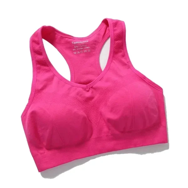 Women Sports Bra Top Push Up Fitness Bra Underwear Sport Tops Breathable Running Vest Gym Active Bras - Image 5