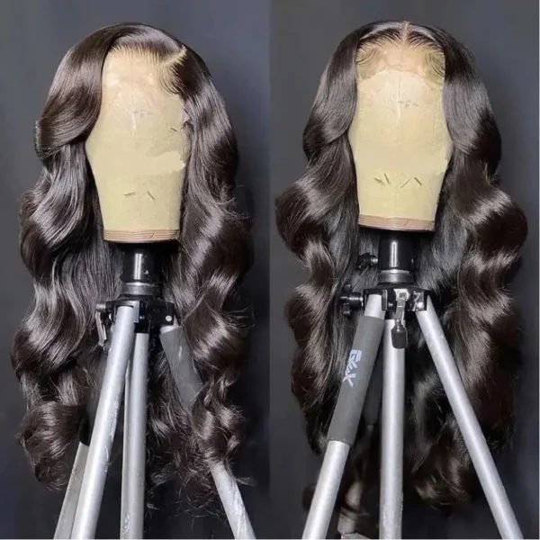 30Inch Body Wave Lace Front Wig Indian Human Hair 13x4 13x6 Hd Transparent Lace Frontal Wigs Pre Plucked Bleached Knots MYLOCKME - Image 4