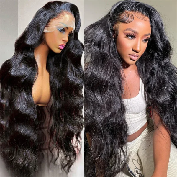 Body Wave Human Hair Lace Frontal Wigs Brazilian 13x6 HD Lace Frontal Wig Loose Deep Wave 13x4 HD Transparent Lace Front Wig - Image 3