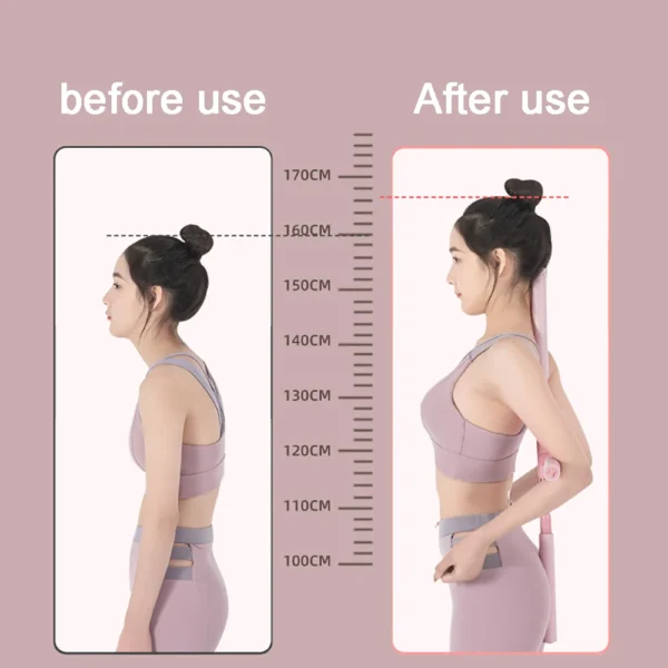 Yoga Hunchback Corrector Adjustable Stainless Steel Body Stick Cross Open Back Standing Training Stick Gym Home Sports Equipment - Image 5