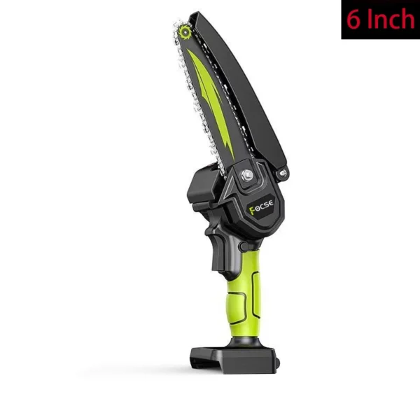 Mini Chainsaw 4/6-Inch Powerful Cordless Rechargeable Handheld Garden Electric Saw Cutting Powered by 18V Battery Power Tool - Image 6