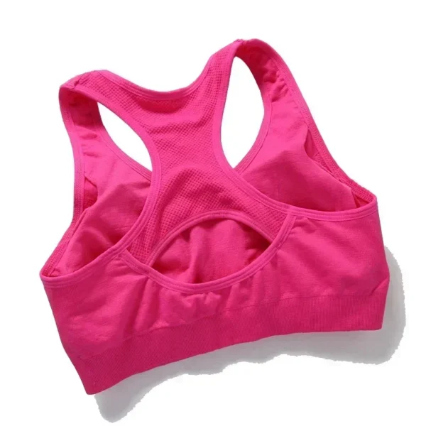 Women Sports Bra Top Push Up Fitness Bra Underwear Sport Tops Breathable Running Vest Gym Active Bras - Image 6