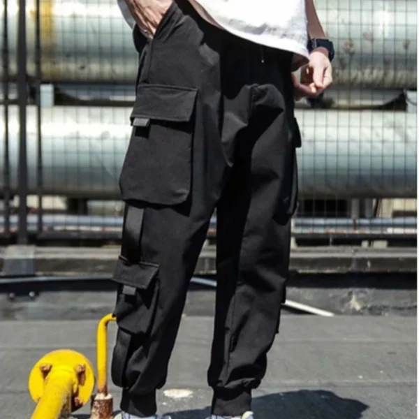 New Hip Hop Joggers Cargo Pants Men Harem Pants Multi-Pocket Ribbons Man Sweatpants Streetwear Casual Mens Pants Trousers M-6XL - Image 6