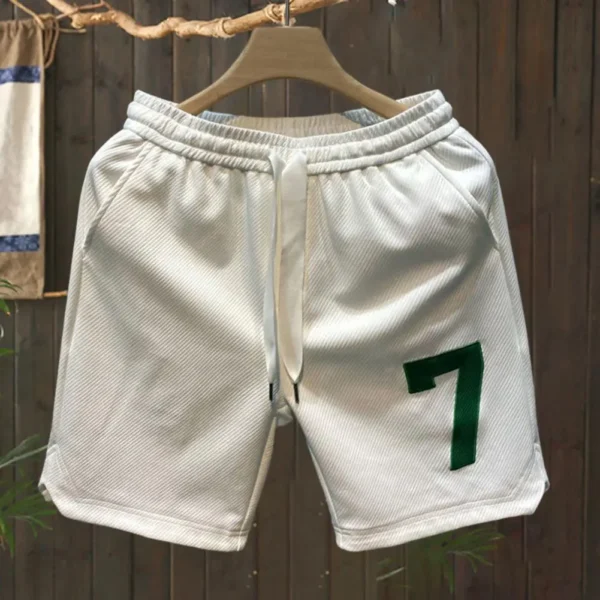 Men Basketball Shorts Drawstring Waist Shorts Breathable Quick Dry Men's Gym Shorts with Drawstring Elastic Waist for Fitness - Image 4