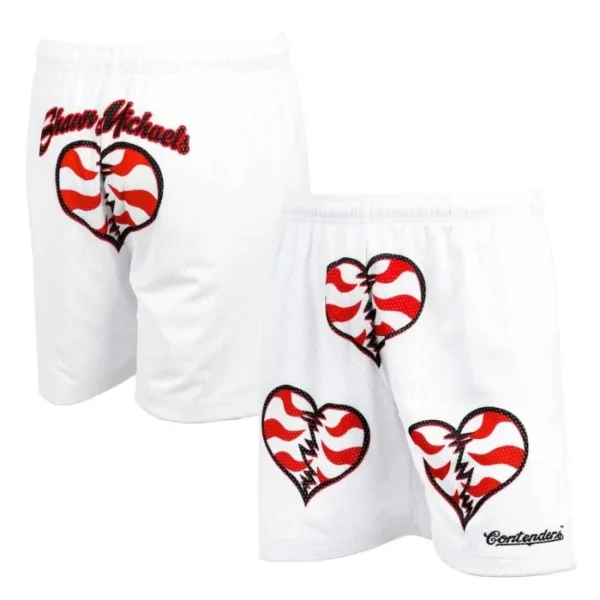 2024 Hot Selling Men's Shorts 3D Digital Black Red Retro Printed Loose Casual Beach Stroll Fashionable Quick Drying Shorts - Image 4