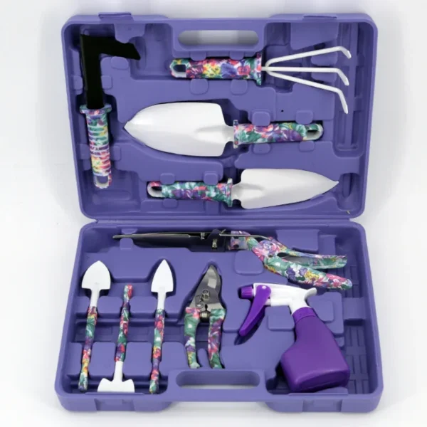 Ten-piece Gardening Tool Set Garden Utensils Shovel Rake Shovel Scissors Watering Can Multi-purpose Garden Supplies Ten-piece G - Image 5