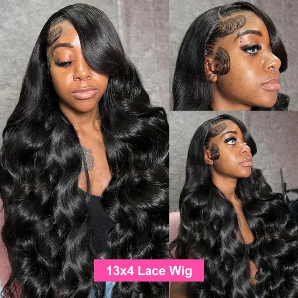 Body Wave Human Hair Lace Frontal Wigs Brazilian 13x6 HD Lace Frontal Wig Loose Deep Wave 13x4 HD Transparent Lace Front Wig - Image 4