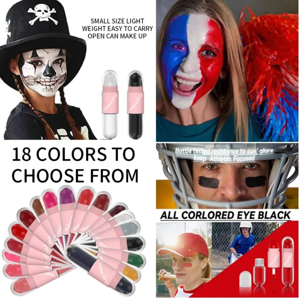 CmaaDu 18 Colour Matte 2-in-1 Lipstick and Lipgloss, Long Lasting Waterproof Face Colour - Image 6