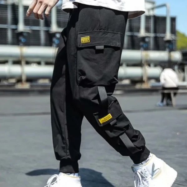 New Hip Hop Joggers Cargo Pants Men Harem Pants Multi-Pocket Ribbons Man Sweatpants Streetwear Casual Mens Pants Trousers M-6XL - Image 3