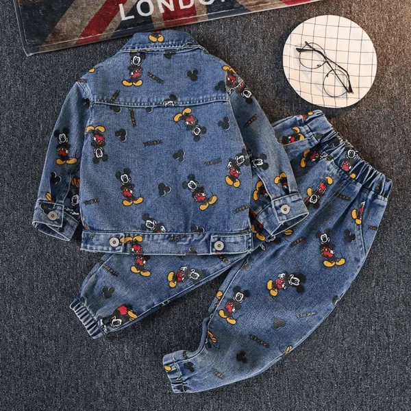 Baby Mickey Cartoon Clothes Set for Boys & Girls 2-7Y - Image 3