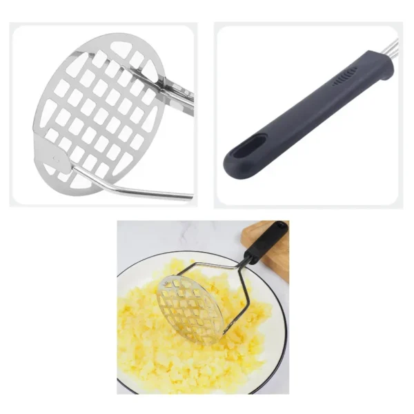 Stainless Steel Potato Masher Ricer Manual Potatoes Crusher Fruit Vegetable Pressure Mud Potato Press Tools Kitchen Gadgets - Image 5