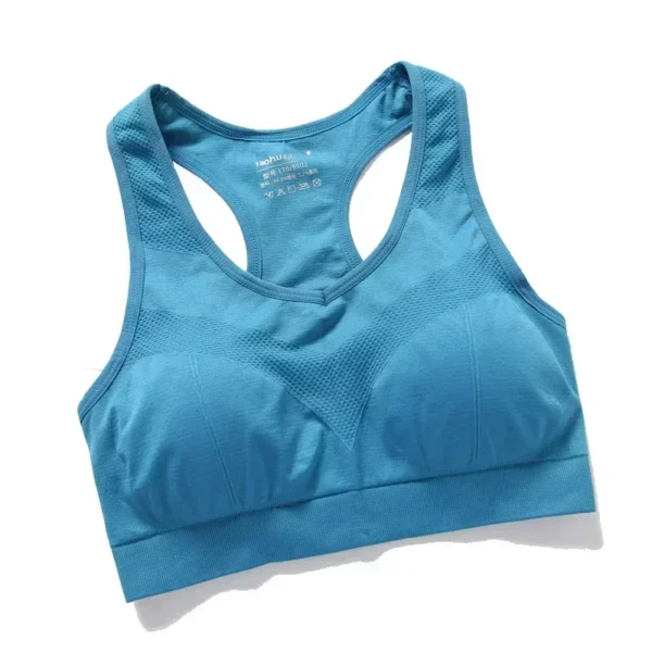 Women Sports Bra Top Push Up Fitness Bra Underwear Sport Tops Breathable Running Vest Gym Active Bras - Image 2