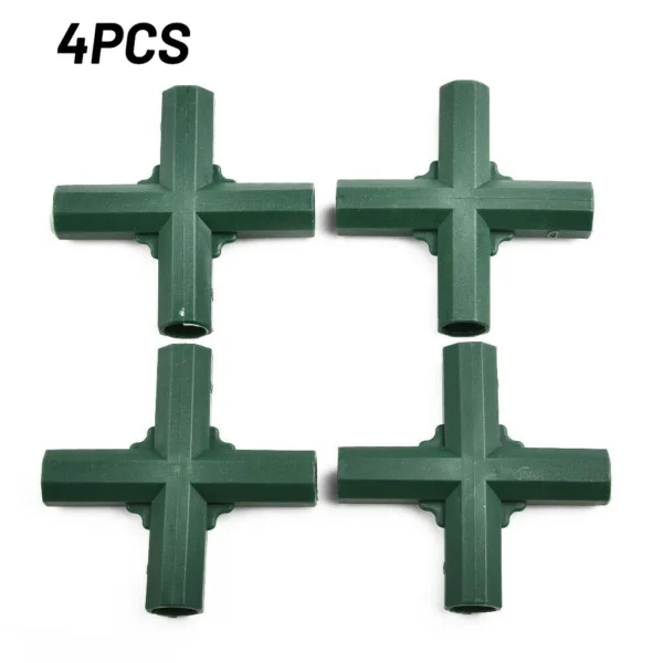 4pcs Plants Connectors Plastic Structure Greenhouse Frame Canes Building Connector 16-17mm Outdoor Garden Structure Pole Joints - Image 6