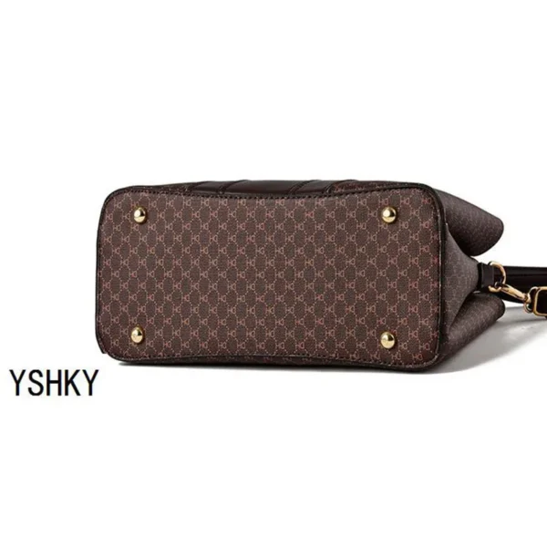 New Woman shoulder bag Large capacity Handbag for Women Crossbody bag pattern PU Portable bucket bag ladies messenger bags - Image 4