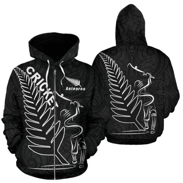 New Zealand Hoodie Silver Fern Zip-Up 3d Printed Hoodie For Men Y2k Tops New In Hoodies & Sweatshirts Hoody Sports Pullover Coat
