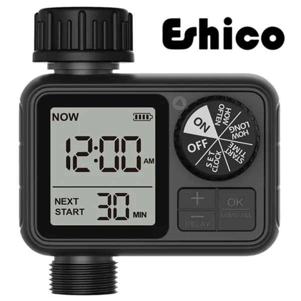Eshico New Smart Dial & Button Water Timer M02 Automatic Timed Irrigation System Outdoor Home Garden Lawn Greenhouse Supplies - Image 2