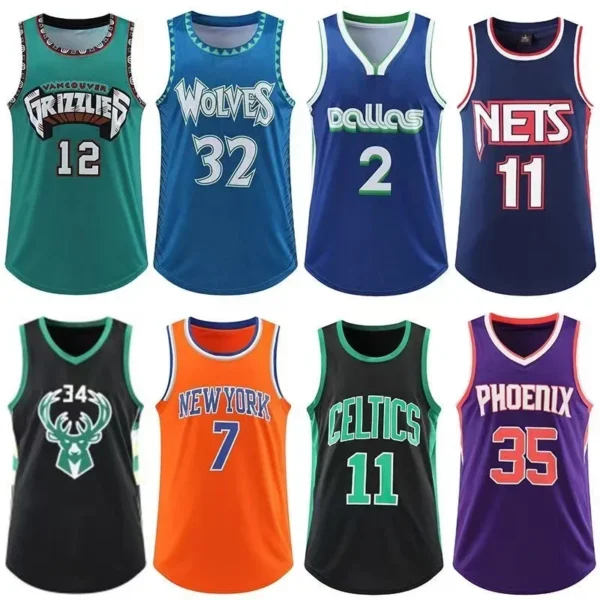 2024 Sun No. 35 Men's 3D Printed Jersey Vest Game Training Loose Quick-Drying Breathable Basketball Suit Breathable Jersey