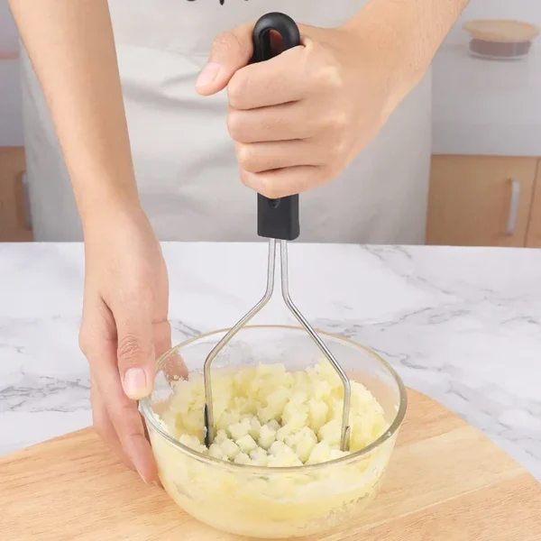 Stainless Steel Potato Masher Ricer Manual Potatoes Crusher Fruit Vegetable Pressure Mud Potato Press Tools Kitchen Gadgets - Image 3