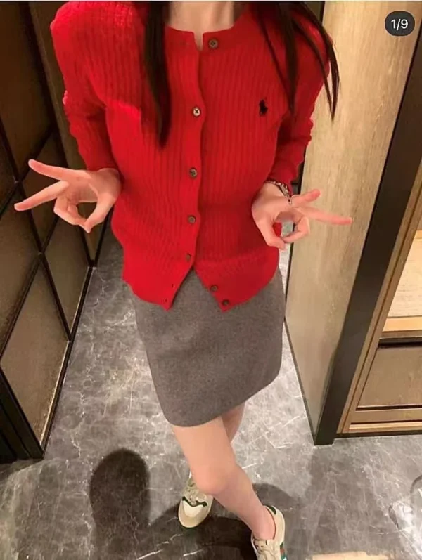 2024 New Cashmere Cardigans Sweater Women O-neck Autumn Winter Cashmere Cardigans Solid Single Breasted Women Cardigans Sweaters - Image 3