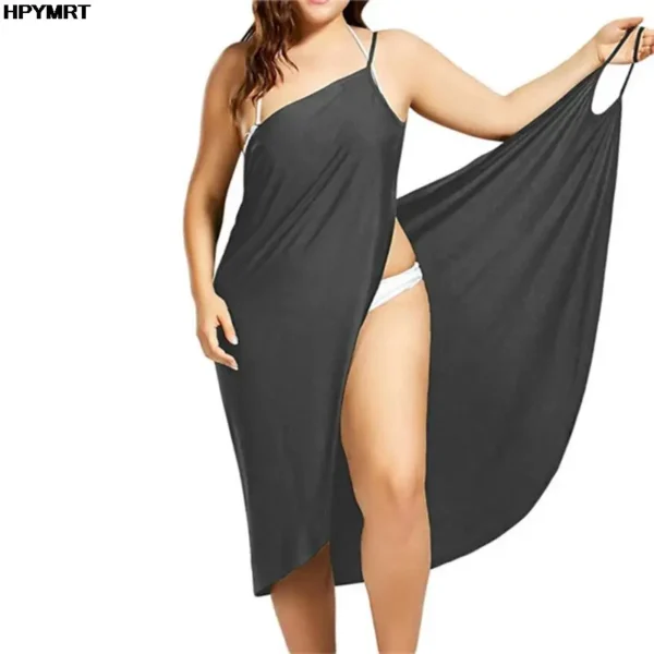 Summer Casual style Beach Sexy Dress Women solid beach skirt sexy suspender large open back dress Slim fit 2022 New Summer Hot - Image 3