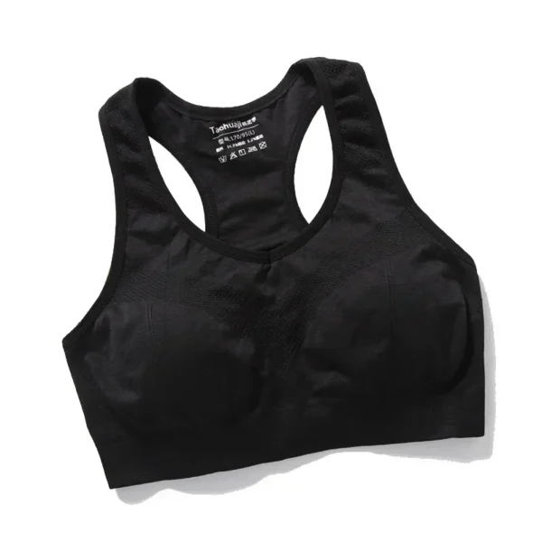 Women Sports Bra Top Push Up Fitness Bra Underwear Sport Tops Breathable Running Vest Gym Active Bras - Image 3