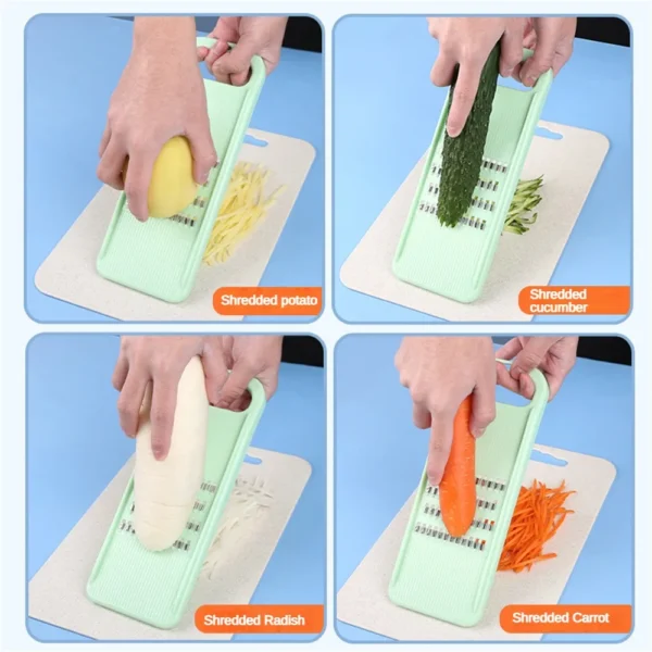 Grater Vegetables Slicer Carrot Korean Cabbage Food Processors Manual Cutter Kitchen Accessories Supplies Useful Things for Home - Image 3