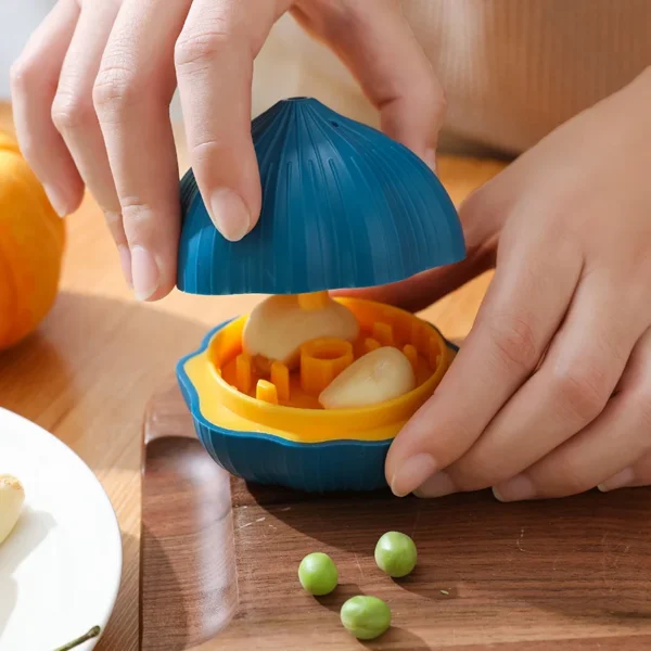 Easy-Twist Garlic Clove Press Crusher, Garlic Press, Garlic Ginger Twister Chopper, Manual Garlic Mincer Squeezer Chopper Garlic - Image 5