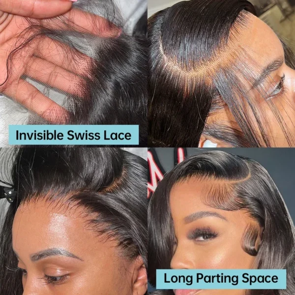 Body Wave Human Hair Lace Frontal Wigs Brazilian 13x6 HD Lace Frontal Wig Loose Deep Wave 13x4 HD Transparent Lace Front Wig - Image 2